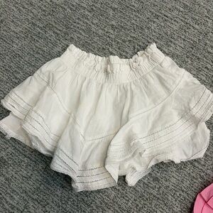 Aerie White Mini Skirt